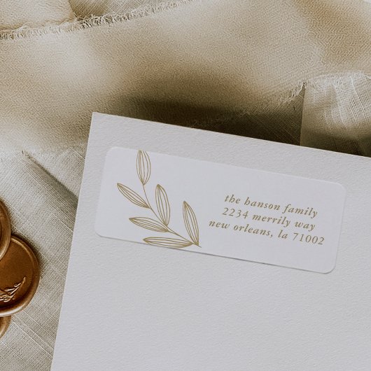 ゴールデンスプラウト差出人住所ラベル ラベル