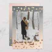 ゴールデンスモダンターズ写真ホリデーカード 案内状 (正面/裏面)