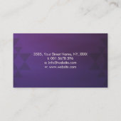 ゴールデンスリヤントラ/紫のチャクラ 名刺 (裏面)