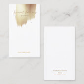 ゴールデンスワッシュロゴイヤリング表示名刺 名刺 (正面/裏面)