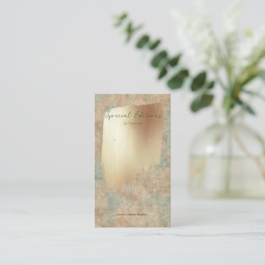 ゴールデンスワッシュ2ロゴイヤリングディスプレイ 名刺 (スタンド正面)