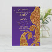 ゴールデンスワン ウェディング招待状 招待状 (スタンド正面)