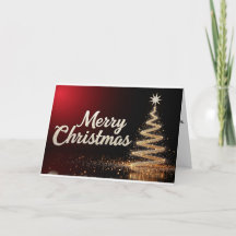 ゴールデンスワールツリー - メリークリスマスの輝き