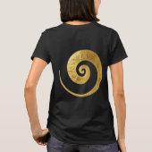 ゴールデンスワールデザイン Tシャツ (裏面)