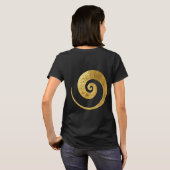 ゴールデンスワールデザイン Tシャツ (裏面フル)