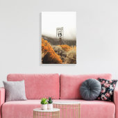 ゴールデンスージブラシ付きスピードリミット15サイン キャンバスプリント (インサイチュ (リビング))