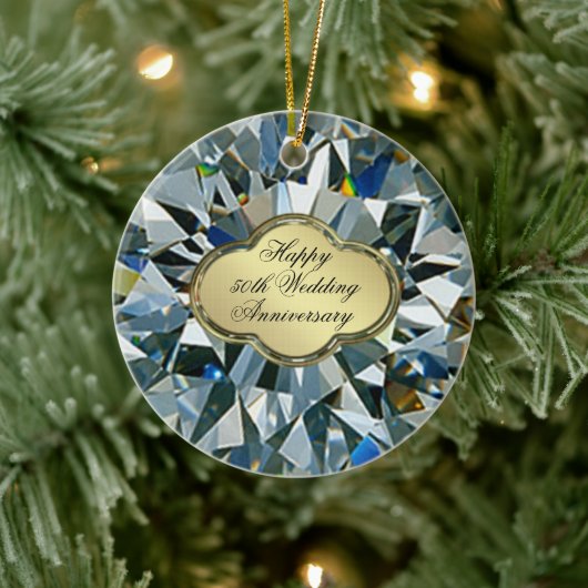 ゴールデンズ結婚アニバーサリーオーナメント セラミックオーナメント (ツリー)