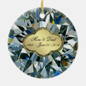 ゴールデンズ結婚アニバーサリーオーナメント セラミックオーナメント (裏面)