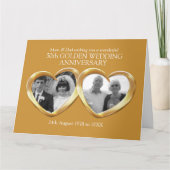 ゴールデンズ結婚アニバーサリー過去プレゼント写真カード カード (正面)