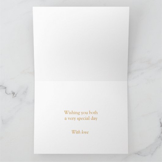 ゴールデンズ結婚アニバーサリー過去プレゼント写真カード カード (内部)