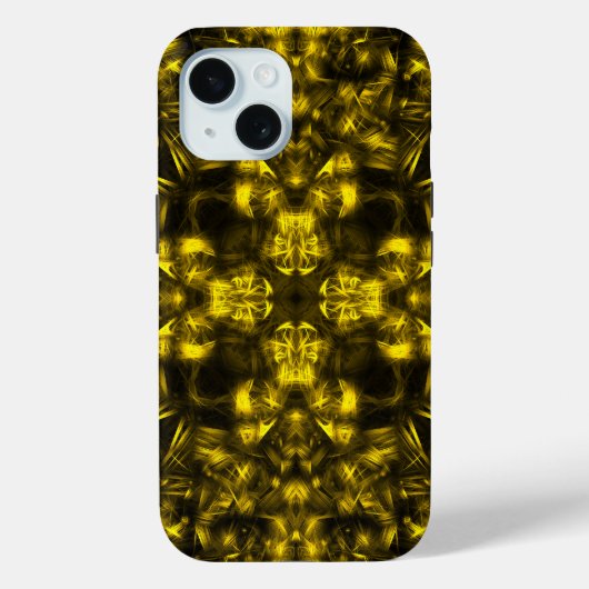 ゴールデンセイクリッドエナジーフラクタルアート Case-Mate iPhoneケース (裏面)