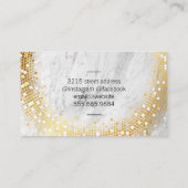 ゴールデンセイン |大理石金ゴールド 名刺 (裏面)
