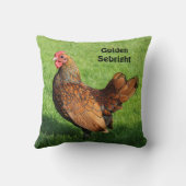 ゴールデンセブライトロースター – バンタムペットチキン クッション (裏面)