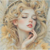 ゴールデンセラフ – 天使の光と恵み シール (正面)