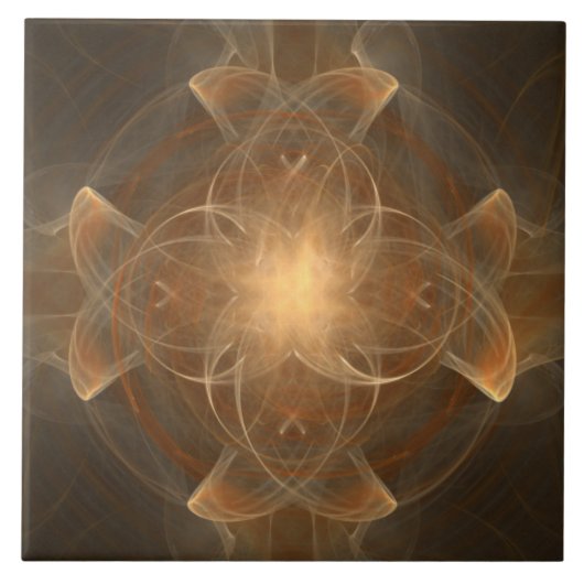 ゴールデンセリッククロスパターンセラミックタイル タイル (正面)