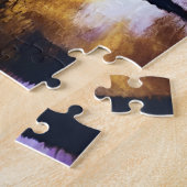 ゴールデンセレニティトランクルフォレストリフレクション ジグソーパズル (側面)