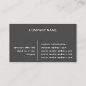 ゴールデンセレニティ 名刺 (裏面)