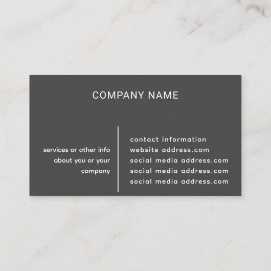 ゴールデンセレニティ 名刺 (裏面)