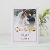 ゴールデンセーブ日付カップル写真クラシックカード セーブザデート (スタンド正面)