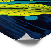 ゴールデンソンバードネスト鮮やか – ジャングルファミリーシーン ポスター (角)