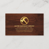 ゴールデンソー木材加工 名刺 (裏面)