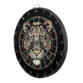 ゴールデンタイガーヘッド ダーツボード (正面右)