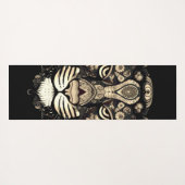 ゴールデンタイガーヘッド ヨガマット (裏面(横))