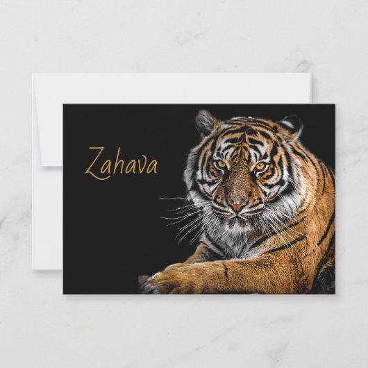 ゴールデンタイガー対応カード 出欠カード (正面)