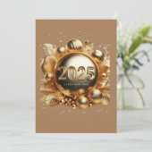 ゴールデンタイポグラフィハッピーニューイヤー2025 セーブザデート (スタンド正面)