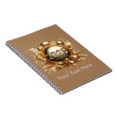 ゴールデンタイポグラフィハッピーニューイヤー2025 ノートブック (右側)