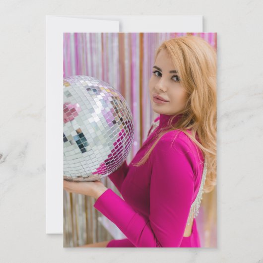 ゴールデンタイムズグルービーピンク誕生日パーティー 招待状 (裏面)