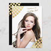 ゴールデンタイルズフォト招待状 招待状 (正面/裏面)