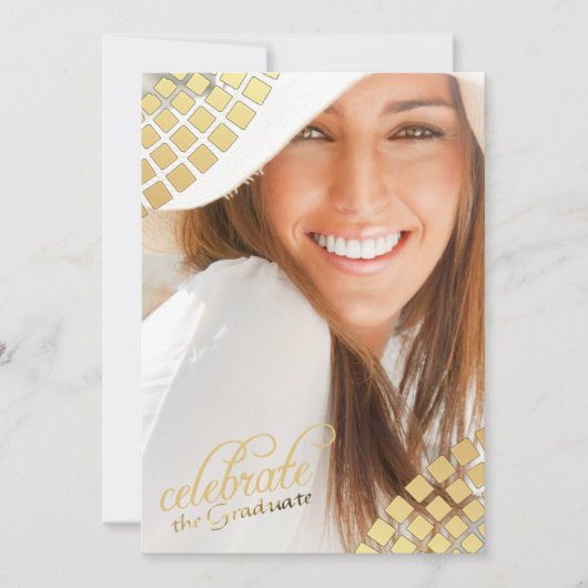 ゴールデンタイルフォト招待状 招待状 (正面)