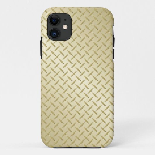 ゴールデンダイヤモンドプレート Case-Mate iPhoneケース (裏面)