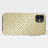 ゴールデンダイヤモンドプレート Case-Mate iPhoneケース (裏面(横))
