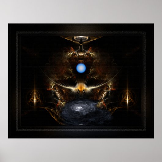 ゴールデンダイヤモンドヘッドシルバーモス ポスター (正面)