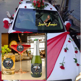 ゴールデンダイヤモンドモダンエレガントなカスタマイズされた結婚式 ラウンドシール