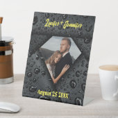 ゴールデンダイヤモンドモダンエレガントなカスタマイズされた結婚式 台座サイン (インサイチュ)