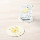 ゴールデンダイヤモンド周年記念20年コースター ラウンドペーパーコースター (インサイチュ)