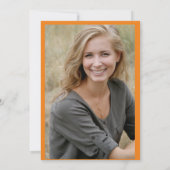 ゴールデンダスト要素写真30歳の誕生日 招待状 (裏面)