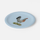 ゴールデンダックウィングヘン ペーパープレート (アングル)