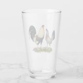 ゴールデンダックウィング鶏 タンブラーグラス (裏面)