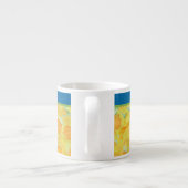 ゴールデンダフォジルエスプレッソコーヒーマグへカスタマイズ エスプレッソカップ (裏面)