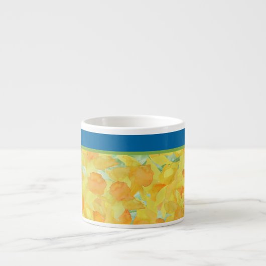 ゴールデンダフォジルエスプレッソコーヒーマグへカスタマイズ エスプレッソカップ (正面)