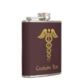 ゴールデンダブルスネークカドゥセウス フラスク (右)