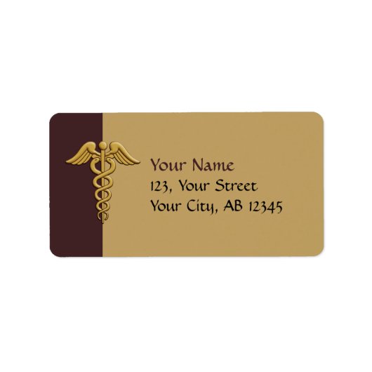 ゴールデンダブルスネークカドゥセウス ラベル (正面)