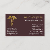 ゴールデンダブルスネークカドゥセウス 名刺 (正面)