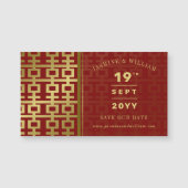 ゴールデンダブル西中国の結婚式の日付を保存 (正面)