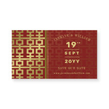 ゴールデンダブル西中国の結婚式の日付を保存