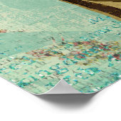 ゴールデンダマスクジラフェスのアートポスター ポスター (角)